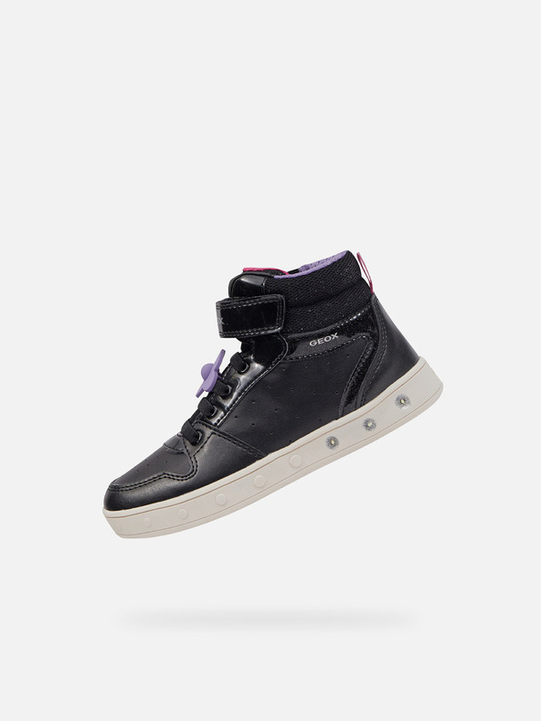 Geox Черни маратонки Geox Skylin за момичета