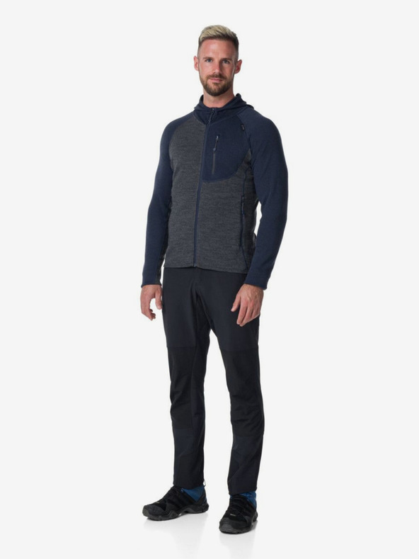 Kilpi Тъмносин мъжки пуловер с качулка Kilpi Merini-M