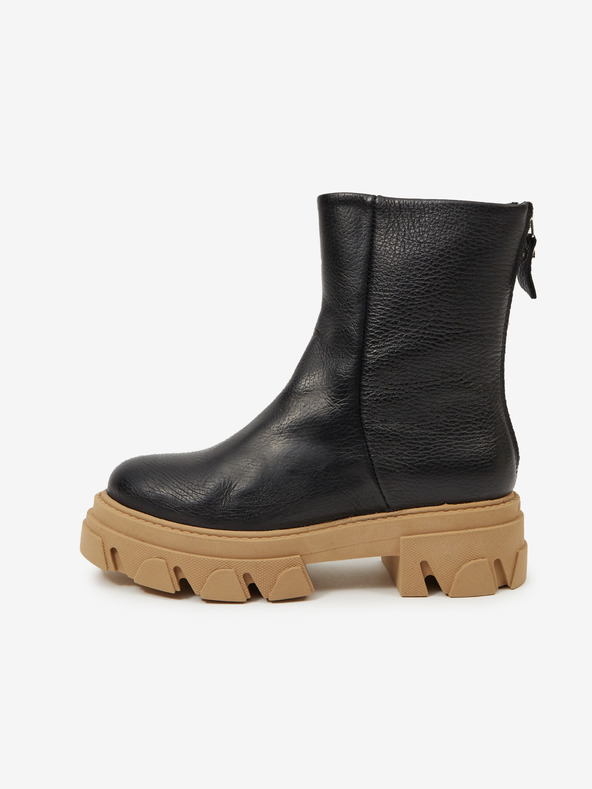 Steve Madden Черни кожени обувки Steve Madden Maryann