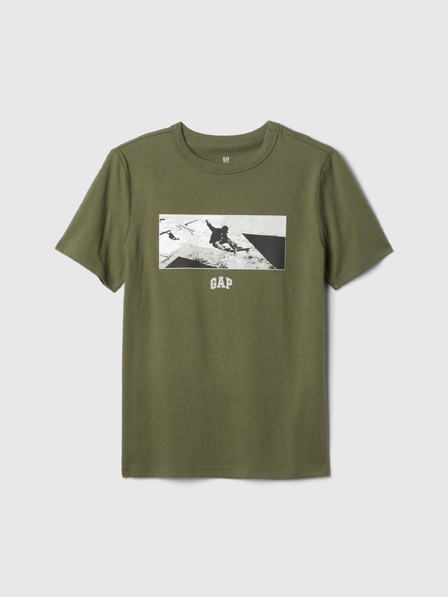 GAP Бебешка памучна тениска GAP