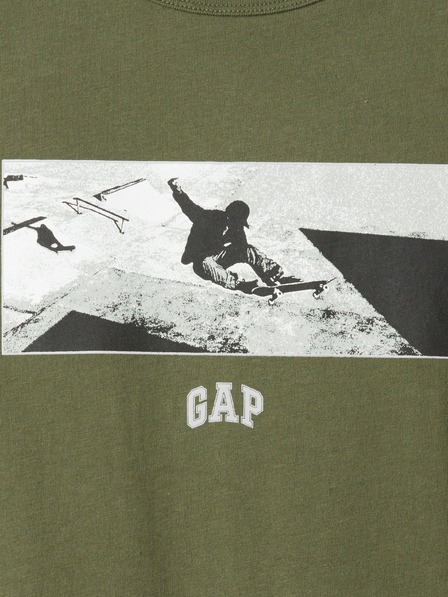 GAP Бебешка памучна тениска GAP