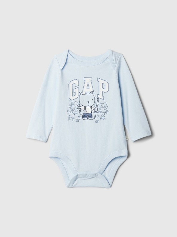GAP Бебешко памучно боди GAP