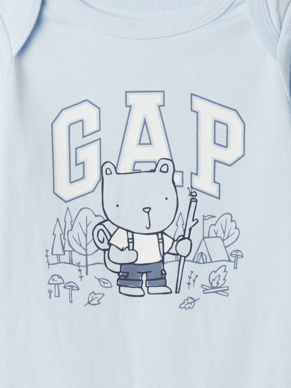 GAP Бебешко памучно боди GAP