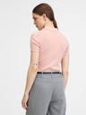 Orsay Светлорозова дамска тениска с къс ръкав ORSAY