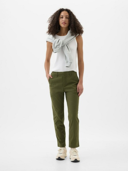 GAP Панталон с джобове Mid-Rise Downtown Khaki GAP