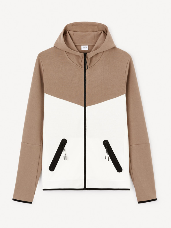 Celio Пуловер с цип и качулка Jenewyoke