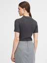Orsay Тъмносива дамска тениска с къс ръкав ORSAY