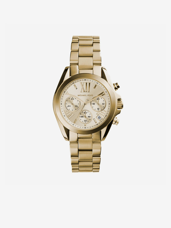 Michael Kors Златен дамски часовник Michael Kors Mini Bradshaw
