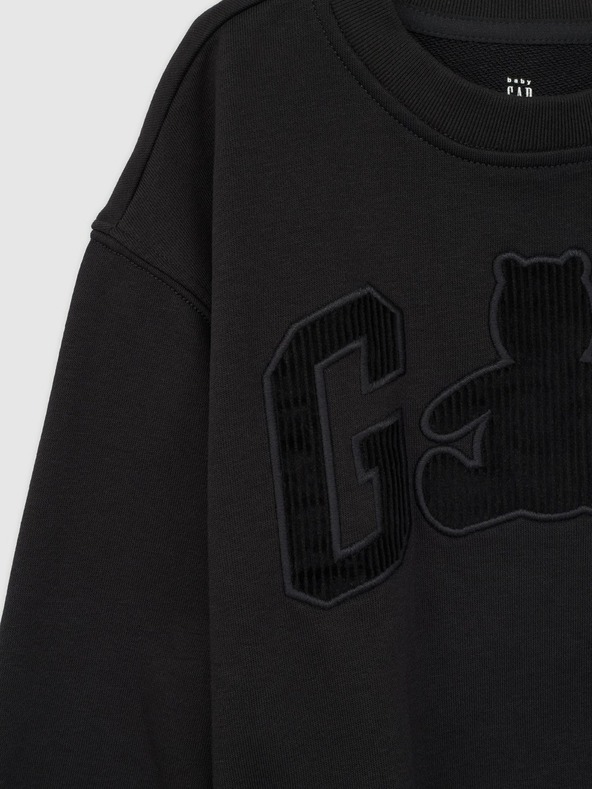 GAP Бебешки суитшърт с логото на GAP
