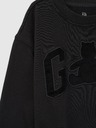 GAP Бебешки суитшърт с логото на GAP