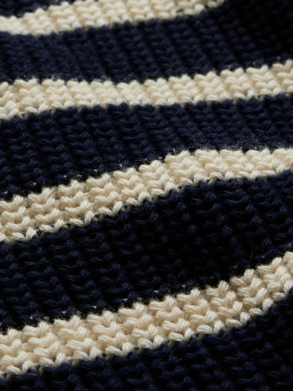 GAP Детски oversize раиран пуловер GAP