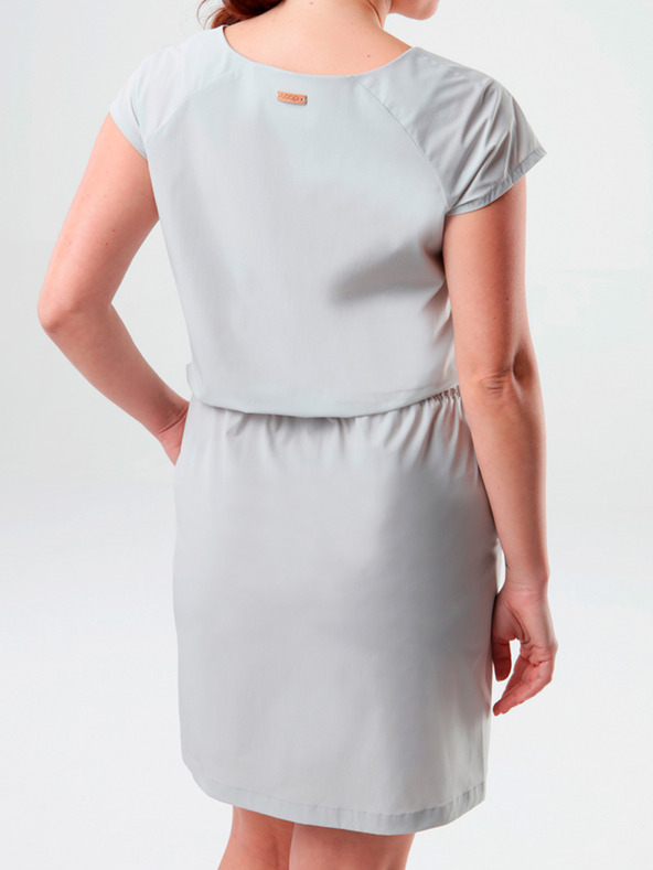 Loap Светлосива рокля с джобове LOAP