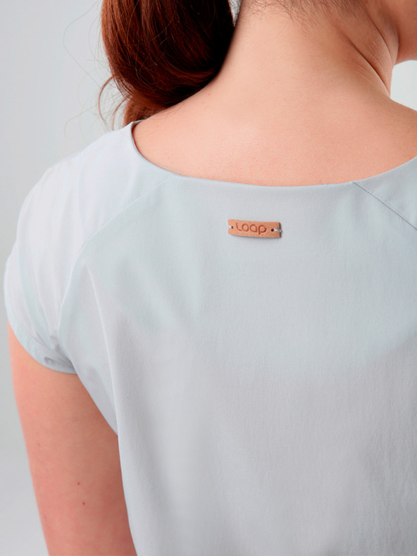 Loap Светлосива рокля с джобове LOAP