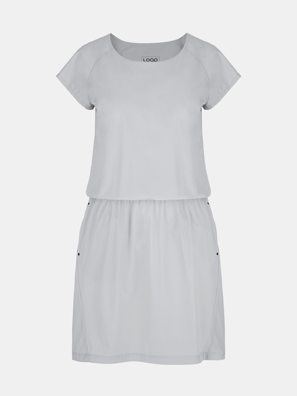 Loap Светлосива рокля с джобове LOAP