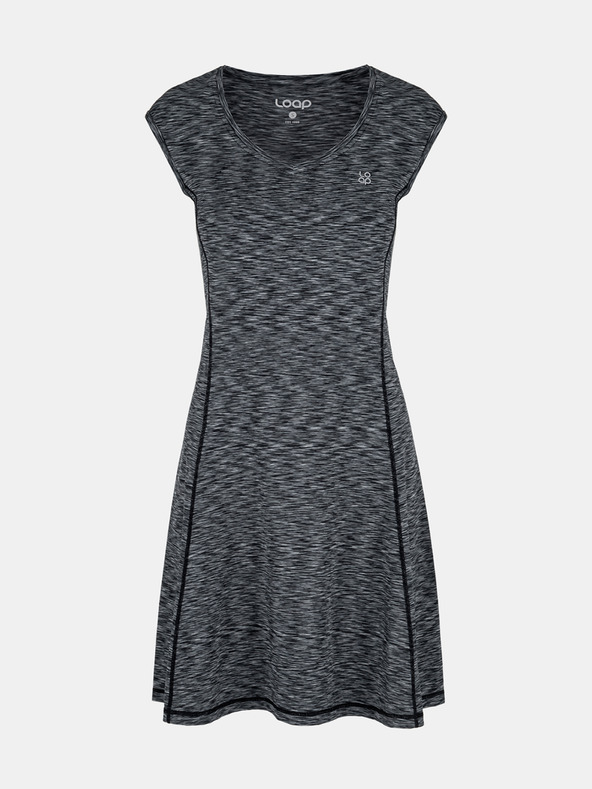 Loap Сива рокля на райета LOAP