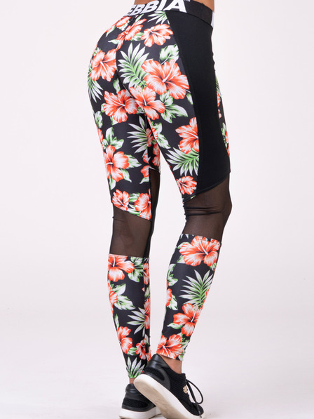 Nebbia Черен дамски спортен клин с щампа Nebbia