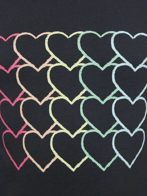 GAP Детска тениска с сърца GAP