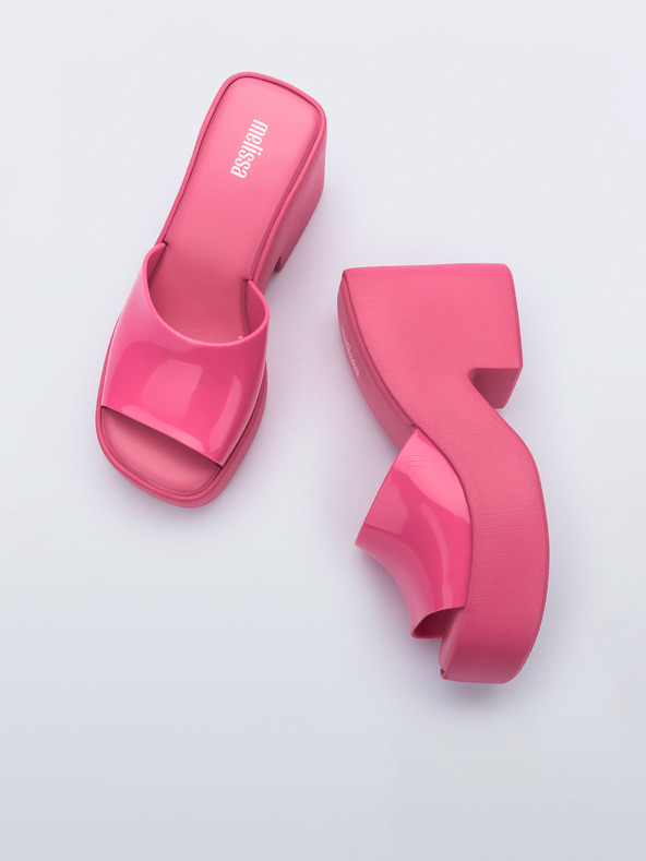 Melissa Розови дамски чехли с токчета Melissa Posh