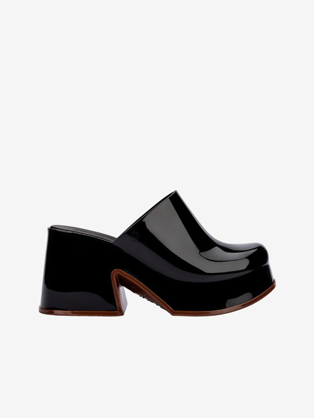 Melissa Черни дамски чехли с токчета Melissa Mia