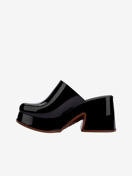 Melissa Черни дамски чехли с токчета Melissa Mia