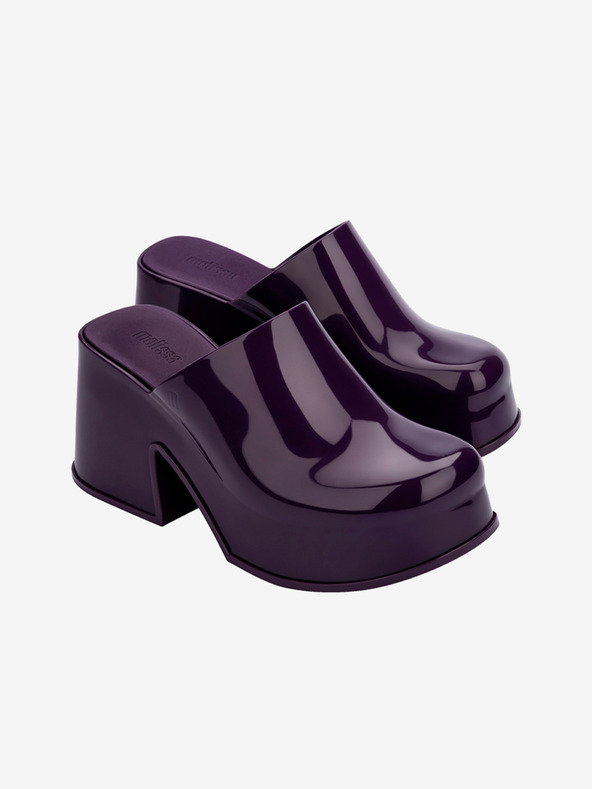 Melissa Лилави дамски чехли с токчета Melissa Mia