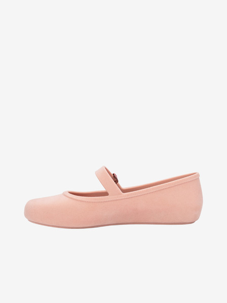 Melissa Светло розово Жени Melissa Soft Ballerina Velvet Балерини