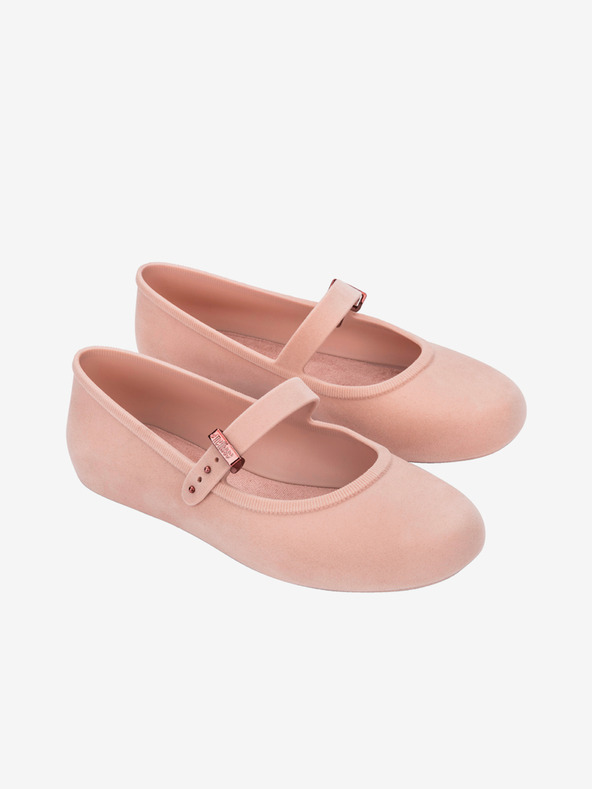 Melissa Светло розово Жени Melissa Soft Ballerina Velvet Балерини