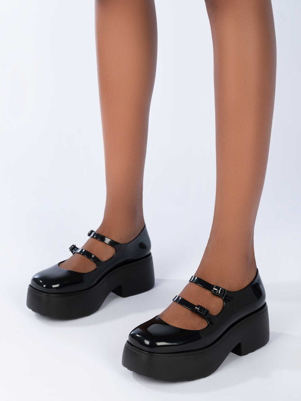 Melissa Черни балерини на платформа Melissa Farah