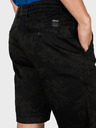 Replay Черни мъжки къси панталони с шарка Replay
