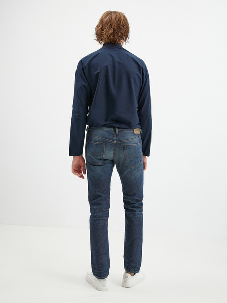 Diesel Diesel Тъмно сини мъжки дънки с тънка кройка