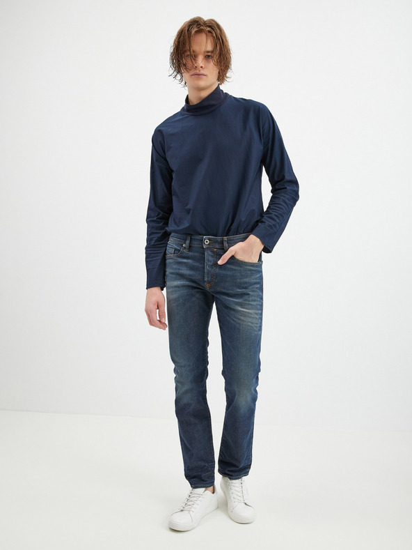 Diesel Diesel Тъмно сини мъжки дънки с тънка кройка