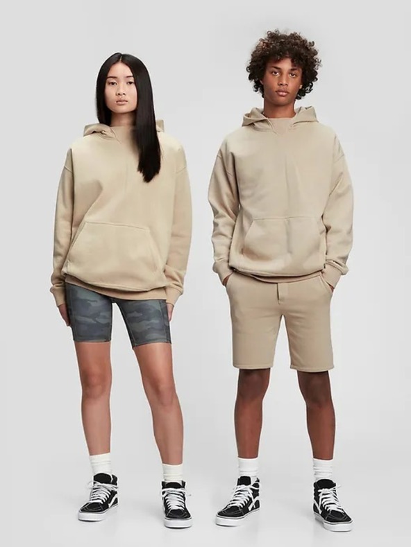 GAP Детски oversize суитшърт унисекс GAP