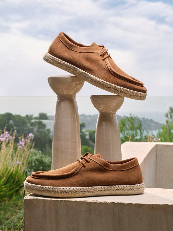 Geox Кафяви мъжки маратонки Geox Ostuni