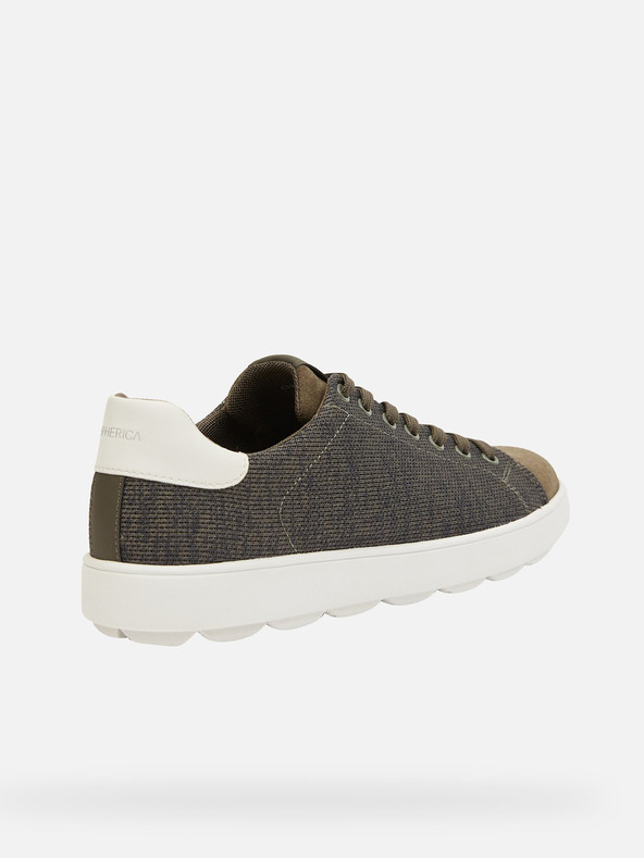 Geox Мъжки маратонки Geox Spherica Ecub-1 в цвят каки