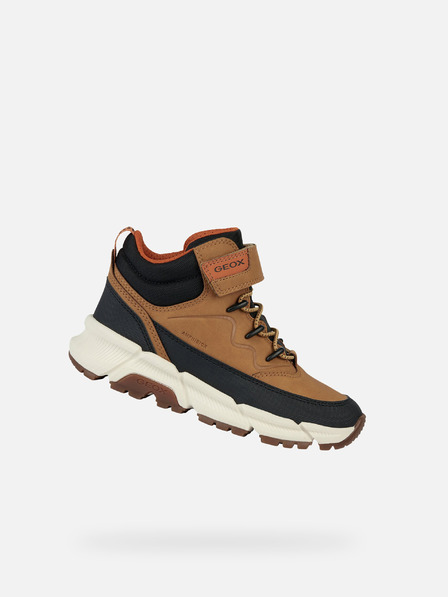 Geox Жълти момчешки високи обувки Geox Flexyper Plus Boy