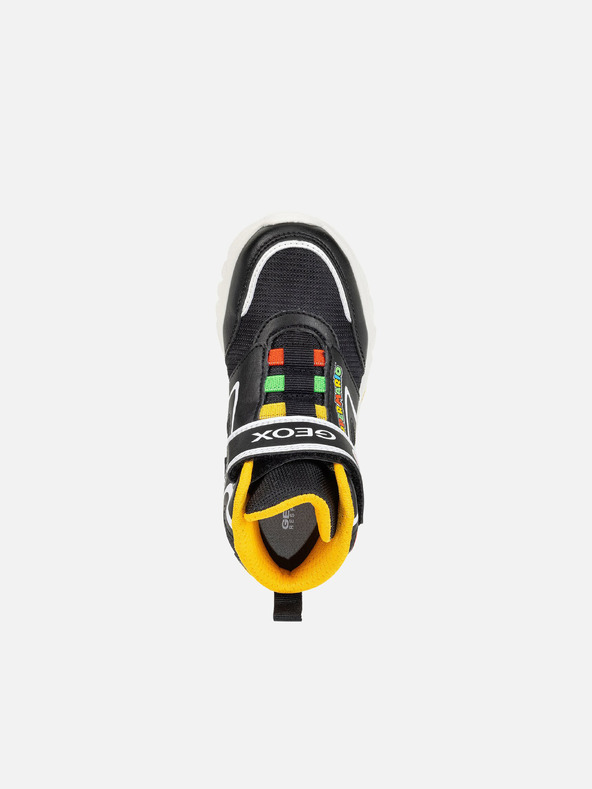 Geox Черни детски обувки до глезена Geox Ciberdron Boy