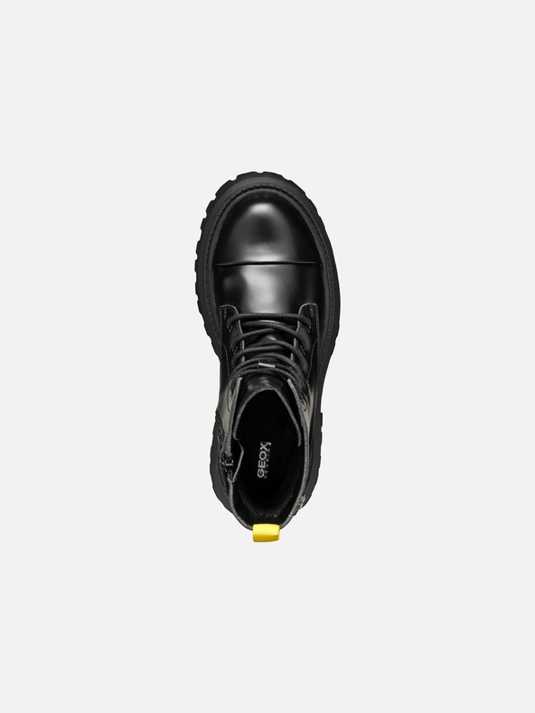 Geox Черни детски боти за момичета Geox Maquinnerns Girl