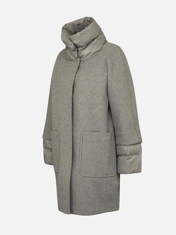 Geox Сиво дамско палто Geox Diamanta