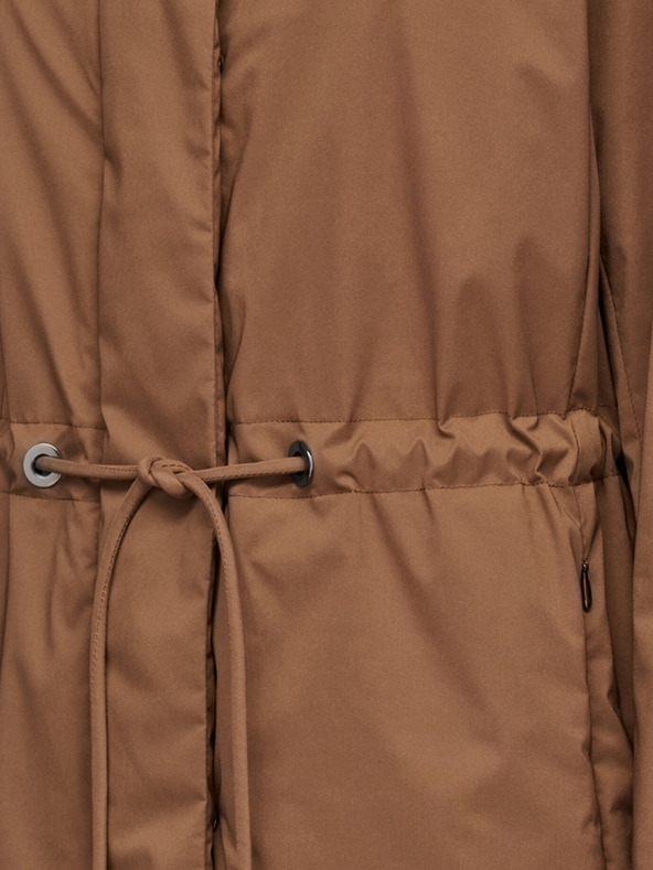 Geox Кафяво дамско палто Geox Eleana