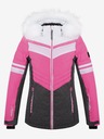 Loap Сиво и розово дамско ски яке LOAP ORINNA