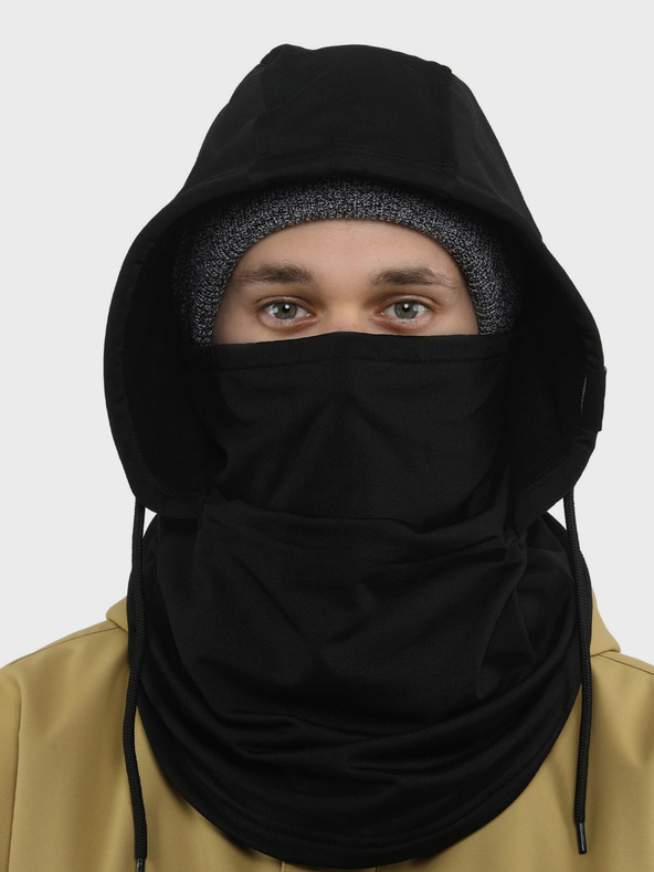 Horsefeathers Блуза с качулка Seneca - черна HORSEFEATHERS