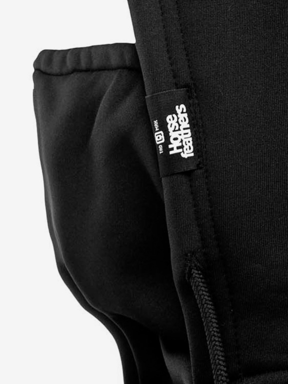 Horsefeathers Блуза с качулка Seneca - черна HORSEFEATHERS