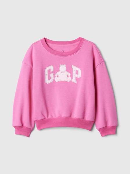 GAP Бебешки суитшърт с логото на GAP