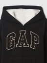 GAP Бебешки суитшърт от шерпа с логото на GAP