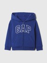 GAP Бебешки суитшърт от шерпа с логото на GAP