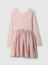 GAP Детска рокля със сатенена пола GAP
