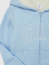 GAP Бебешки суитшърт от шерпа с логото на GAP