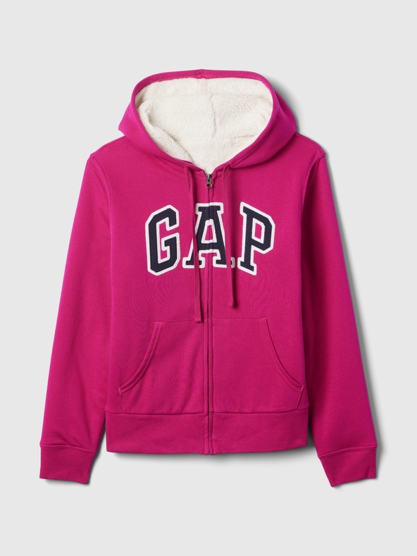 GAP Sherpa суитшърт с лого GAP