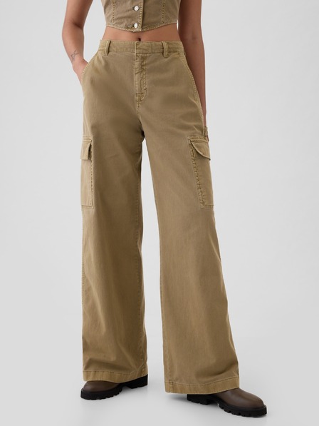GAP Панталон с джобове Baggy Khaki Cargo GAP