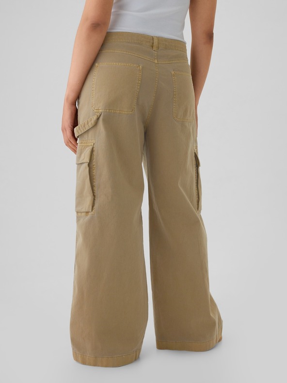 GAP Панталон с джобове Baggy Khaki Cargo GAP